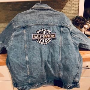 Harley Davidson 100% cotton jean jacket